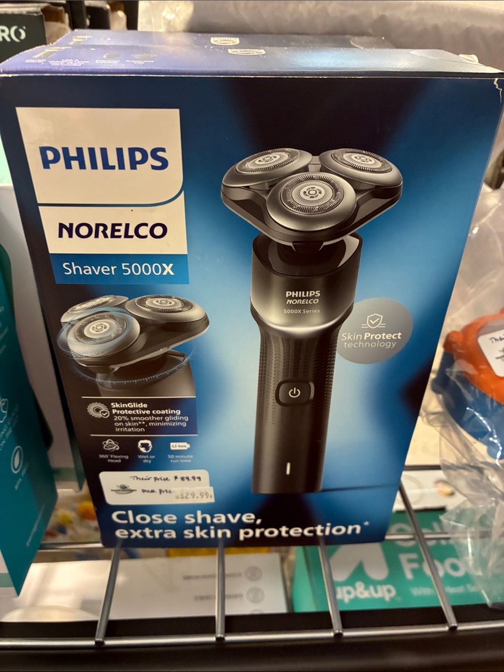 Philips Norelco Shaver 5000X Black and Silver